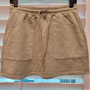 Madewell Olive Green Drawstring Skirt